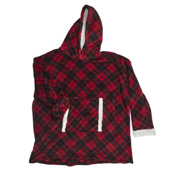 Visuel 1 du produit Sweat plaid à carreaux en polyester - Taille unique