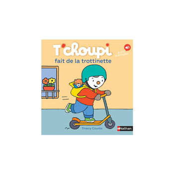 Visuel 1 du produit Le livre " T'choupi fait de la trottinette " aux Éditions Nathan
