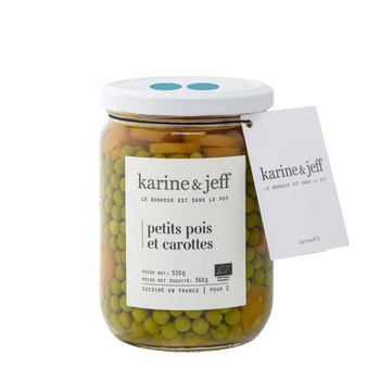 Visuel 1 du produit Petits pois et carottes bio 520 g