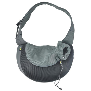 Visuel 1 du produit Sac de transport pour petit chien et chat coloris noir en nylon Europet Sarah Crazy Paws – 34 x 19 x 47,5 cm