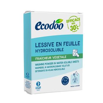 Visuel 1 du produit Lessive en feuille hydrosoluble fraicheur végétale Ecodoo