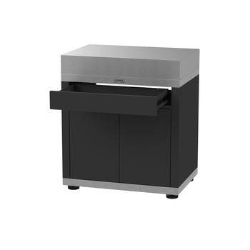 Visuel 1 du produit Meuble cuisine avec tiroir noir Le Marquier - L 80 x P 55 cm