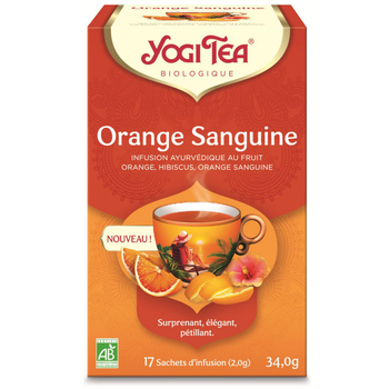 Visuel 1 du produit Infusion orange sanguine Yogi Tea - 17 sachets