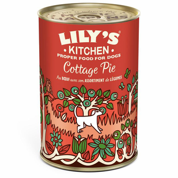 Visuel 1 du produit Aliment humide pour chien au bœuf et aux légumes Lily’s Kitchen - 400 g