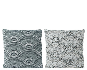 Visuel 1 du produit Coussin en polyester gris Eg - 45 x 45 x 12 cm