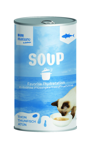 Visuel 1 du produit Soupe pour chat au thon Bubi nature - 135 g