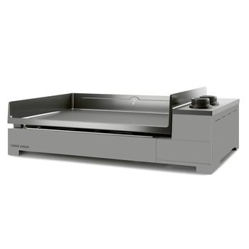 Visuel 1 du produit Plancha Premium électrique 60 coloris noir en acier Forge Adour - 75,3 x 44,1 x 24,1 cm