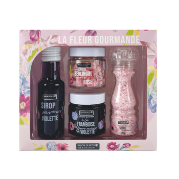 Visuel 1 du produit Coffret autour de la fleur gourmande Savor et Sens - les 4 pièces