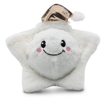 Visuel 1 du produit Peluche balle de Noël pour chien coloris blanc Croci White Friends - 18/23 cm