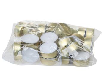 Visuel 1 du produit Sachet de 25 bougies chauffe-plat blanches - les 25 pièces