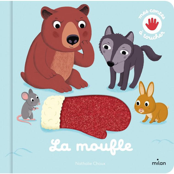Visuel 1 du produit Livre "La moufle" aux Éditions Milan collection Mes contes à toucher