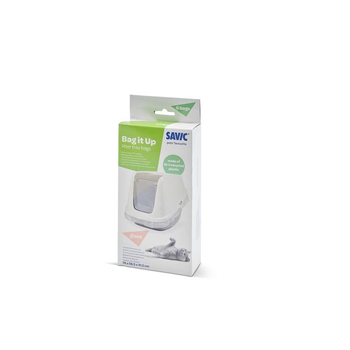 Visuel 1 du produit Sacs universels pour bac à litière du chat Nestor Giant coloris transparent Nestor Bag It Up - x 6 sachets