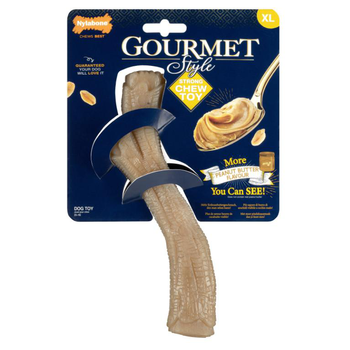 Visuel 1 du produit Jouet pour chien en stick au beurre de cacahuètes Nylabone Gourmet - Taille XL