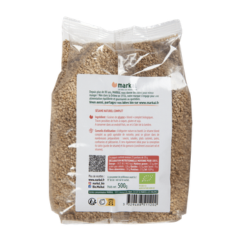Visuel 1 du produit Sésame blond complet bio Markal - 500 g