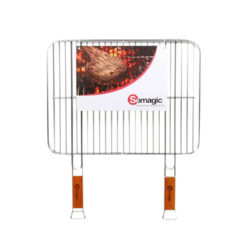 Visuel 1 du produit Grille Somagic double acier chromée - 51 x 38 cm