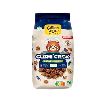 Visuel 1 du produit Céréales bio cacao noisette Grillon d'Or Cosmi Crok - 350 g