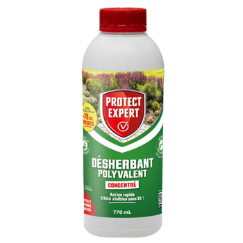 Visuel 1 du produit Désherbant concentré polyvalent en bidon Protect Expert - 770 ml