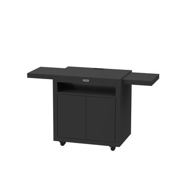 Visuel 1 du produit Desserte meuble 80 avec tablettes noire
