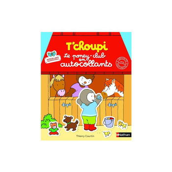 Visuel 1 du produit Le livre " T'choupi poney-club autocollan " aux Éditions Nathan