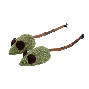 Visuel 1 du produit Jouet pour chat matatabi souris en duo 5x2x2 cm
