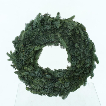 Visuel 1 du produit Couronne de sapin Nobilis 1 face coloris vert – Ø 35 cm