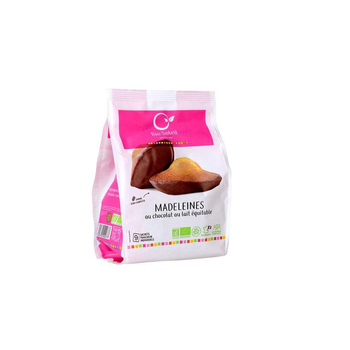 Visuel 1 du produit Madeleines au chocolat au lait Bio Soleil - 200 g