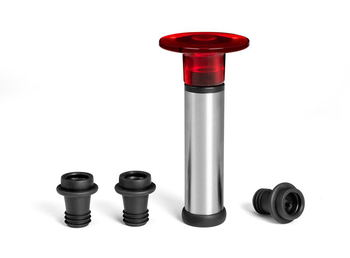 Visuel 1 du produit Pompe à vide en inox rouge Chef & Sommelier collection Aero - Ø 7 x H 15 cm