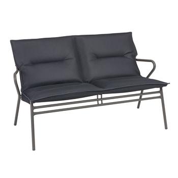 Visuel 1 du produit Canapé d'extérieur en aluminium coloris anthracite Vence BeComfort Lafuma - 123 x 69 x 70 cm