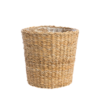 Visuel 1 du produit Vannerie naturelle en jacinthe d’eau – 30 x 28 x 25 cm