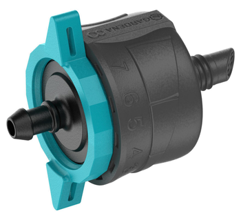 Visuel 1 du produit Goutteur fin de ligne réglable et régulateur de pression coloris multicolore boîte de 6 Gardena - 1 à 8 L/H