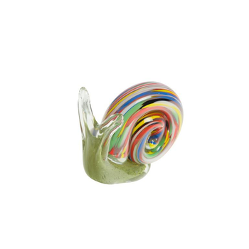 Visuel 1 du produit Escargot décoratif en verre sulfure multicolore Hugo - 14 x 6 x 8,5 cm