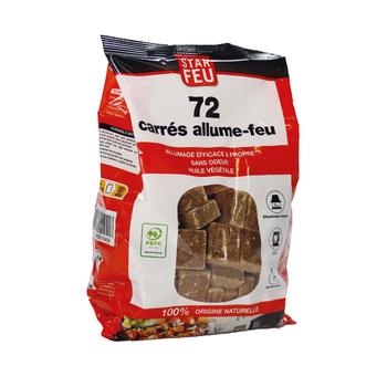 Visuel 1 du produit Allume-feu carrés Starfeu - les 72 pièces