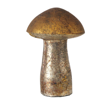 Visuel 1 du produit Champignon décoratif coloris vert en verre - Ø 6 cm