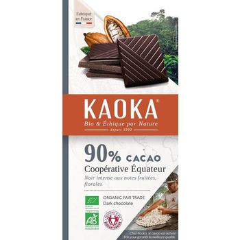 Visuel 1 du produit Chocolat noir 90% Equateur - 100 gr