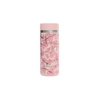 Visuel 1 du produit Théière isotherme en inox à motifs fleurs rose pastel Qwetch - 400 ml