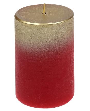 Visuel 1 du produit Bougie cylindrique rubis Foggy - Ø 6,8 x H 10 cm