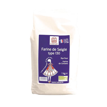 Visuel 1 du produit Farine de seigle T130 bio en sachet de 1 kg