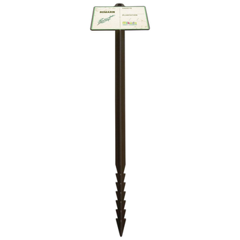 Visuel 1 du produit Étiquette à planter jalons de jardin romarin coloris marron - 45 cm