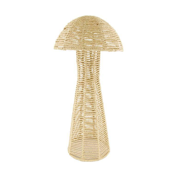 Visuel 1 du produit Champignon coloris beige corde en papier - 28 cm