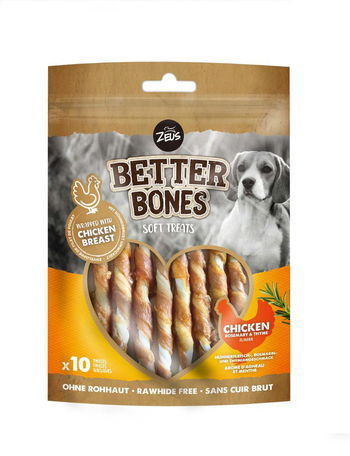 Visuel 1 du produit Os à mâcher pour chien poulet et thym Zeus Better Bones WrapTwist - x 10