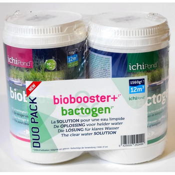 Visuel 1 du produit Duo pack bactéries pour bassin traitement de l'eau Aquatic Science Biobooster+ et Bactogen - 12000 litres