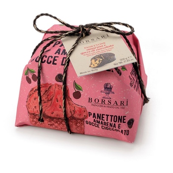Visuel 1 du produit Panettone aux cerises Borsari - emballé à la main 500 g