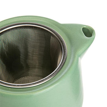 Visuel 1 du produit Théière avec filtre en grès vert amande Uno - 0,9 L
