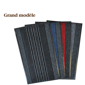 Visuel 1 du produit Tapis absorbant 2 en 1 coloris multicolore Liseré Vert - 60 x 91 cm