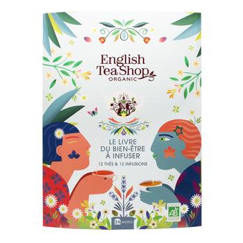 Visuel 1 du produit Coffret livre du bien-être à infuser avec thés et infusions English Tea Shop - 24 sachets