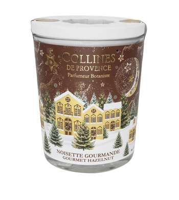 Visuel 1 du produit Bougie parfumée cire végétale Noisette gourmande Collines de Provence - 180 g