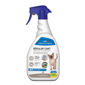Visuel 1 du produit RŽpulsif d'intŽrieur et d'extŽrieur pour chat agrumes et lavande Francodex - 750 ml