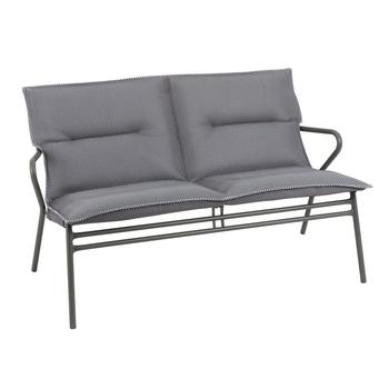 Visuel 1 du produit Canapé d'extérieur en aluminium coloris gris Vence BeComfort Lafuma - 123 x 69 x 70 cm