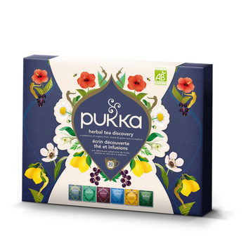 Visuel 1 du produit Coffret écrin découverte thés et infusions bio Pukka - x 30 sachets