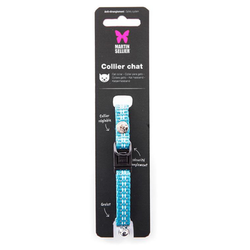 Visuel 1 du produit Collier safety bleu 20/30 x 1 cm